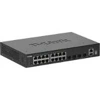 D-Link DGS-1530-20 Slimme Beheerde Schakelaar 16x Gigabit Ethernet, 4x 10G SFP+, 1x USB 2.0, 1x consolepoort
