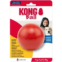 Kong classic bal met gat rubber 9x9x9 cm