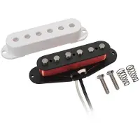 Boston VSC-57-NWH Single Coil Pickup - Alnico 5 staafmagneten, zwarte fiber bobbin, gewaxte Formvar draad