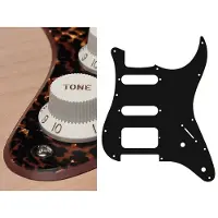 Boston ST-222-RBP pickguard, Stallion, SSH, 2 pot holes, 3-5 switch, 2 ply, tiger brown pearl