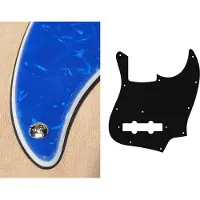 Boston JB-310-PBU pickguard, Jocker bass, standard, 3 ply, pearl blue