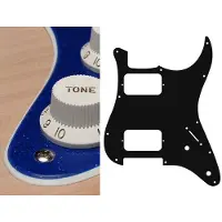 Boston ST-232-SBU pickguard, Stallion, HH, 2 pot holes, 3-5 switch, 2 ply, sparkling blue