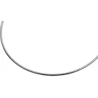 Zinzi 43cm zilveren omega collier 2mm breed ZIOM2-43