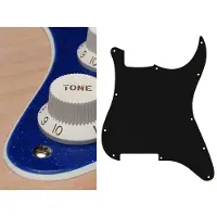 Boston ST-200-SBU pickguard, Stallion, no holes (only screw holes), 2 ply, sparkling blue