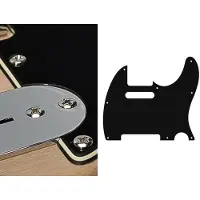 Boston TE-310-BC pickguard, Teaser, standard, 3 ply, black and cream