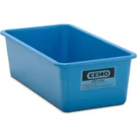 Cemo Rechthoekige container Standaard, blauw, 200 l vlak