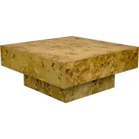 Dutchbone Quinn Salontafel 90x90 cm Hout Naturel 43972