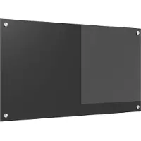 vidaXL Keukenachterwand Donkergrijs 90 x 50 cm gehard glas