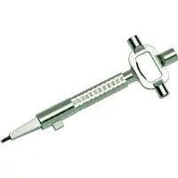 Basi 668N Universele insteeksleutel Zilver