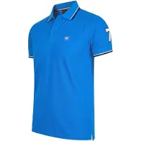 Cappuccino Italia Polo SS Polo Applique Pique Blauw