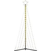 vidaXL LED-kerstboom 339 LEDs warm wit 182 cm