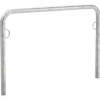 WSM Fietsenrek , 2-zijdig, voor banden tot B 55 mm, B 750 x D 48 x H 800 mm, staal gegalvaniseerd, om in te betonneren