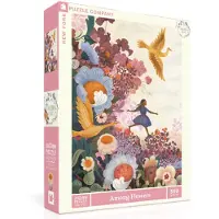 New York Puzzle Company Among Flowers Puzzel (500 XXL stukjes)