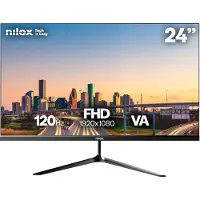 Nilox VA LED-scherm 24" - NXM24FHD1203 - FullHD 1920x1080 - 120Hz - HDMI