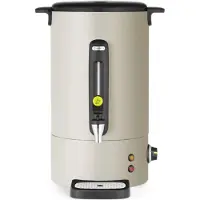 Hendi Warme dranken ketel - 16L - non-drip kraan - roestvast staal - lichtgrijs