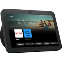 Amazon - Echo Show 8 (3rd Gen.) - Smart HD touchscreen with 3D audio, smart home hub and Alexa - Black