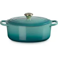 Le Creuset Braad-/Stoofpan Signature 29 cm Bleu Riviera