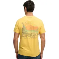 Superdry Shirt 'Outdoors Mountain' turquoise / geel / antraciet / oranje