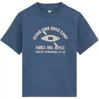 We fashion Shirt donkerblauw / wit