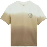 We fashion Shirt beige / donkerbeige / zwart / offwhite