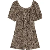 We fashion Overall lichtbruin / zwart