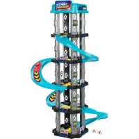 Toi-Toys parkeergarage speelgoedtoren Turbo Racers met spiraalbaan.