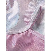 Name it Badpak 'NMFZOLA' smoky blue / framboos / zilver