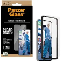 PanzerGlass Ultra-Wide Fit Anti-Bacterial Screenprotector incl. applicator voor de Samsung Galaxy A57 (5G)