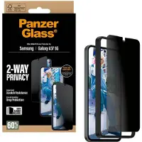 PanzerGlass Privacy Ultra-Wide Fit Anti-Bacterial Screenprotector incl. applicator voor de Samsung Galaxy A37 (5G)