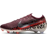 Nike Zoom Mercurial Vapor 16 Elite Gras Voetbalschoenen (FG) Bordeauxrood Zilver Oranje