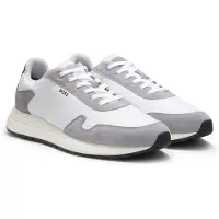BOSS Sneakers laag 'Vinston' grijs / zwart / wit