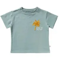 Your Wishes T-shirt blauw Jongens Stretchkatoen Ronde hals Printopdruk - maat 122