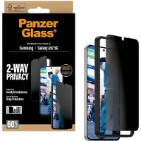 PanzerGlass Privacy Ultra-Wide Fit Anti-Bacterial Screenprotector incl. applicator voor de Samsung Galaxy A57 (5G)