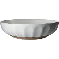 ERNST schaal steengoed Wit-naturel, Ø24 cm