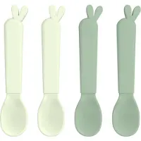 Done by Deer Besteck - Thermoplast - 4 Teile - Löffel - Lalee Gr - - One Size - Kinderbesteck