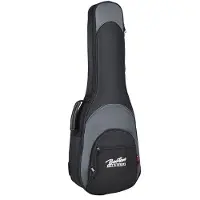 Boston UKB-25-BG Super Packer Gigbag voor Bariton Ukelele – 25 mm Voering, Zwart/Grijs