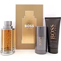 HUGO BOSS The Scent Giftset - 100 ml eau de toilette spray + 100 ml showergel + 75 ml deostick - cadeauset voor heren