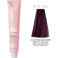 Milk shake Smoothies Semi Permanent Color 5.77-5VV Light Intense Violet Brown 100 ml