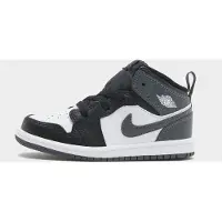 Jordan Air 1 Mid Infant, zwart