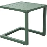 Happy Garden BARBADOS bijzettafel in saliegroen aluminium
