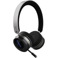 Alcatel LUCENT ENTERPRISE AH80 Bluetooth headset met Bluetooth dongle AH80 Bluetooth headset met Bluetooth (Draadloze, Bedraad, USB-A), Kantoorheadset, Grijs, Zwart