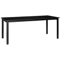 Hubsch Hock tafel zwart