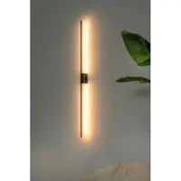 Lucide MARNIK - Wandlamp - LED Dimb. - 1x18W 2700K/4000K - Zwart
