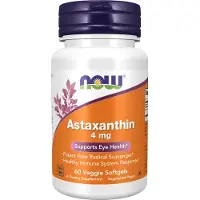 Now Astaxanthine 4mg - 60 v-softgels