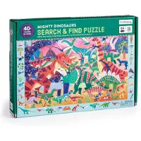 Mudpuppy Zoek-En-Vind-Puzzel - Machtige Dinos - 59X39Cm - 64 Stukjes - 4 Jaar