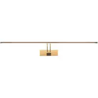 LUCANDE LED schilderij verlichting Thibaud, 84 cm, nikkel, aluminium Thibaud, alu / grijs / zink, Woon-/ Eetkamer, metaal, Modern, Wandlamp