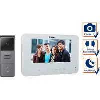 Smartwares Video deurintercom set met smalle buitenpost en groot scherm Byron DIC-25312