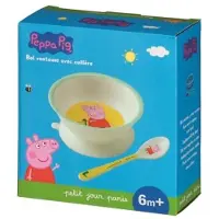 Petit Jour Paris Bol met zuignap en lepel - - Uniek Aille - Blauw - 160 ml - 12 maanden - Unisex
