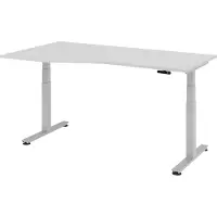 Hjh OFFICE PRO XDSM 18 S - Grijs 180 x 100 Tafelhoogte I Elektrisch in hoogte verstelbaar