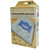 Kleenair 3x Stofzuigerzakken Bosch En Siemens Bs-7 5 Stuks